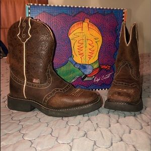 ✌️Last $$💧Justin Boots Brown Leather